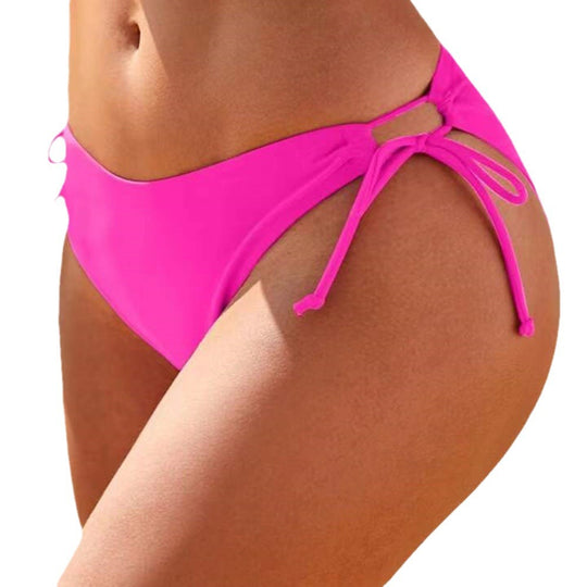 Damen Hochtailliertes Bikini-Höschen mit verstellbaren Seitenschnüren R&B