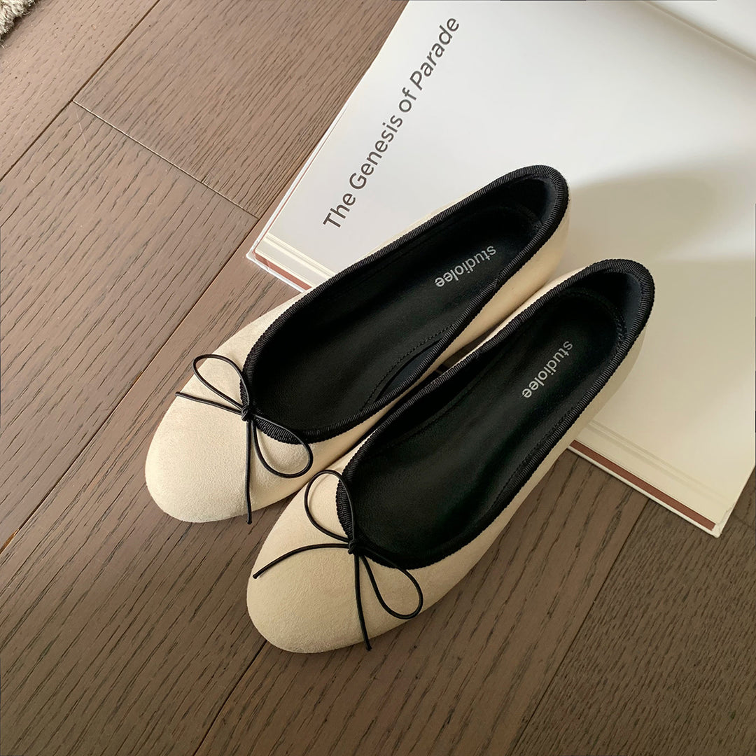 Damen Ballerina-Schuhe mit verspieltem Schleifendetail und bequemer Innensohle R&B