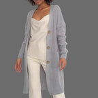 Damen Strickjacke mit hochwertigen Knöpfen R&B