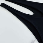 Damen Bikini-Set mit modischem Knoten und seitlichem Cut-Out R&B
