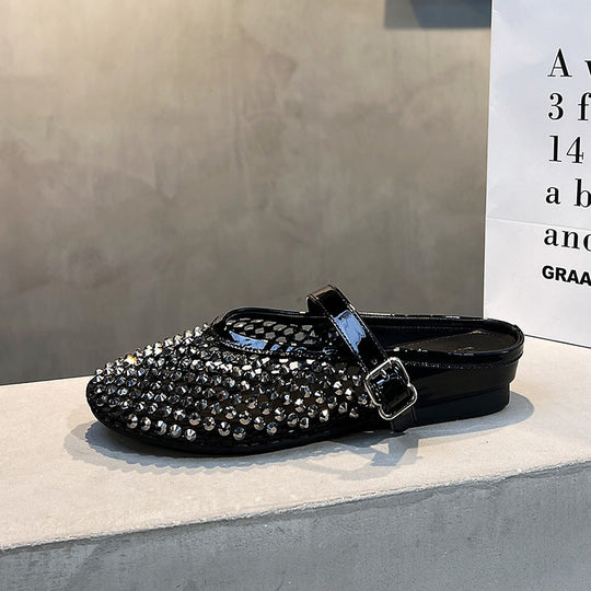 Damen Glamouröse Clogs mit Strassverzierungen R&B