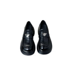 Damen modische Loafer mit komfortabler Sohle und eleganter Schnalle R&B