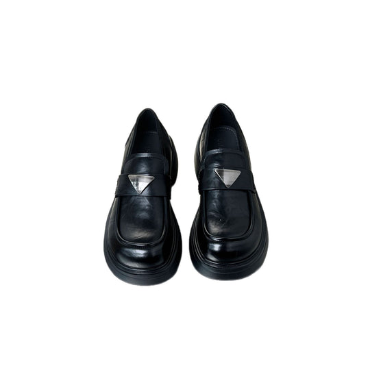 Damen modische Loafer mit komfortabler Sohle und eleganter Schnalle R&B