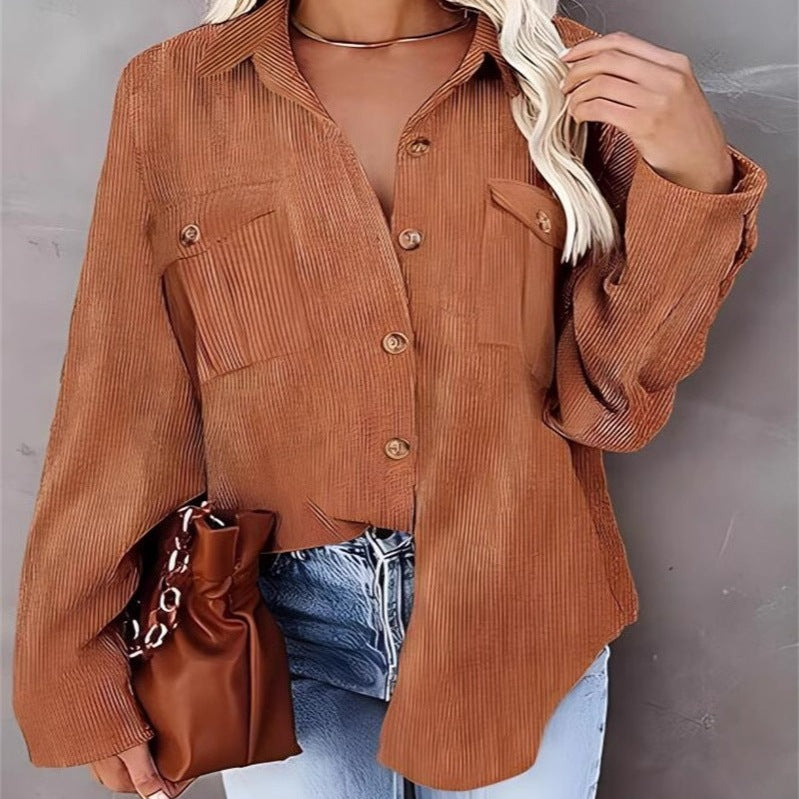 Damen Utility-Jacke mit detailreicher Knopf- und Taschenverarbeitung R&B