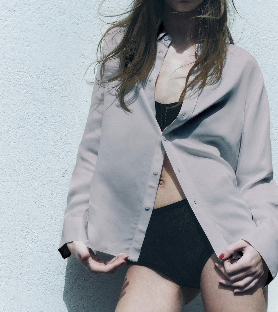 Damen Oversized Hemd R&B