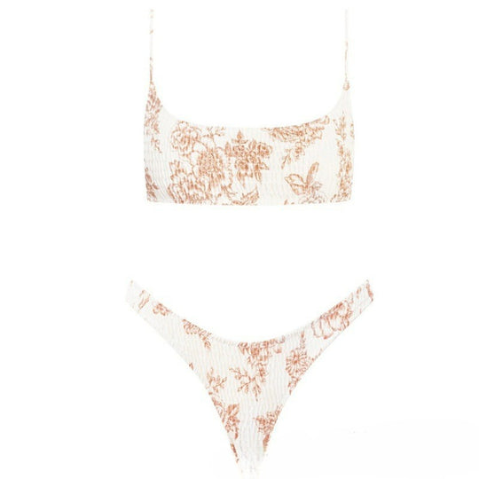 Damen Floral-Bikini-Set R&B