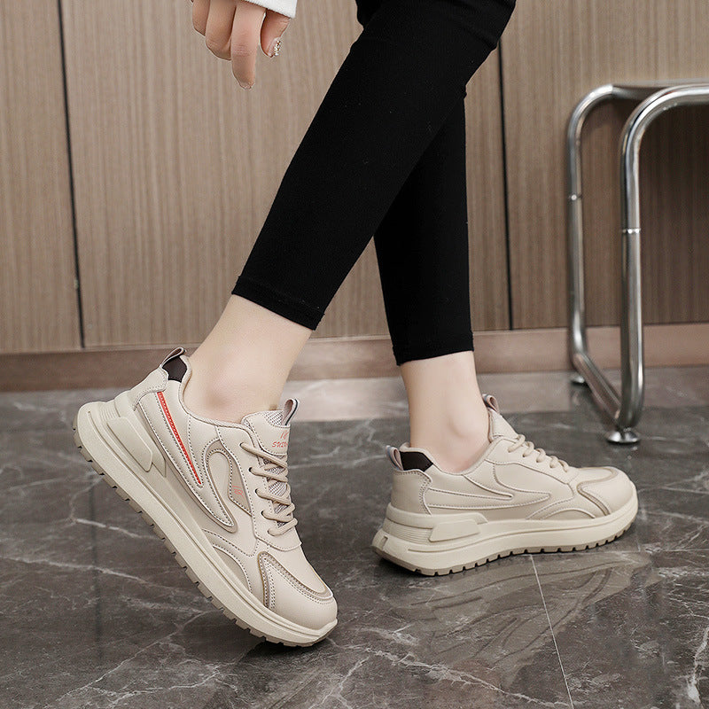 Damen sportliche Freizeitsneaker mit atmungsaktiver Mesh-Oberfläche und rutschfester Sohle R&B