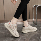Damen sportliche Freizeitsneaker mit atmungsaktiver Mesh-Oberfläche und rutschfester Sohle R&B