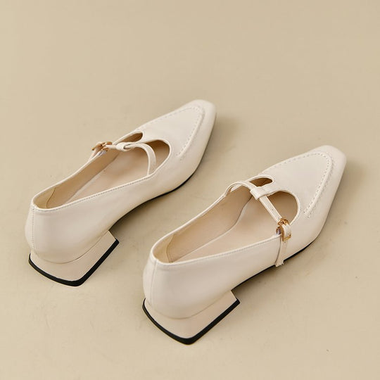 Damen elegante Mary Jane Pumps mit modischem Blockabsatz R&B