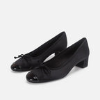 Damen Ballerinas mit elegantem Schleifendetail und glänzendem Obermaterial R&B
