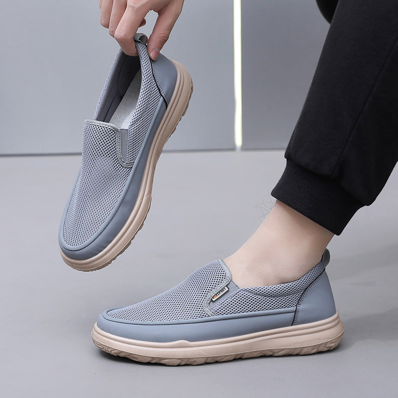 Damen Rutschfeste Mesh-Sneaker mit elastischem Einstieg R&B