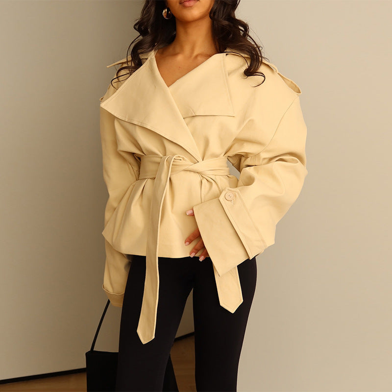 Damen trendige lässige Überwurfjacke R&B