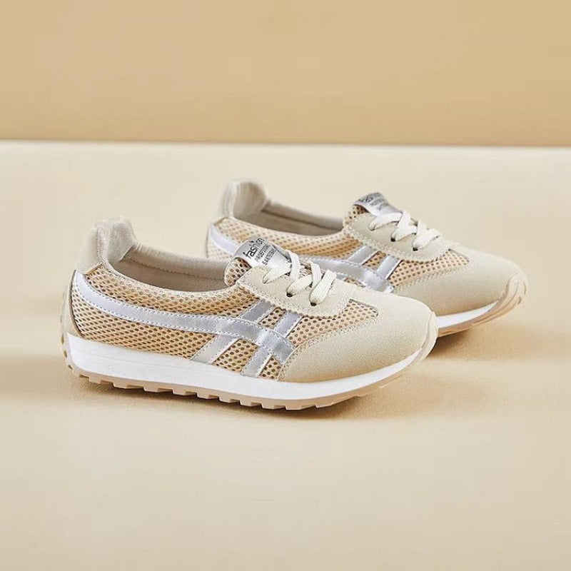 Damen Sportliche Sneakers im Retro-Stil mit atmungsaktivem Mesh-Obermaterial R&B