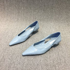 Damen Raffinierte Spitze Ballerinas mit Geschmeidiger Lederoberfläche R&B