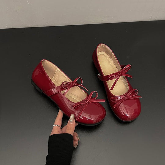 Damen Ballerinas mit modischem Schleifenakzent und bequemer Innensohle R&B