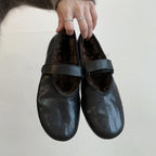 Damen Mokassins mit elegantem Riemen und kuscheligem Innenfutter R&B