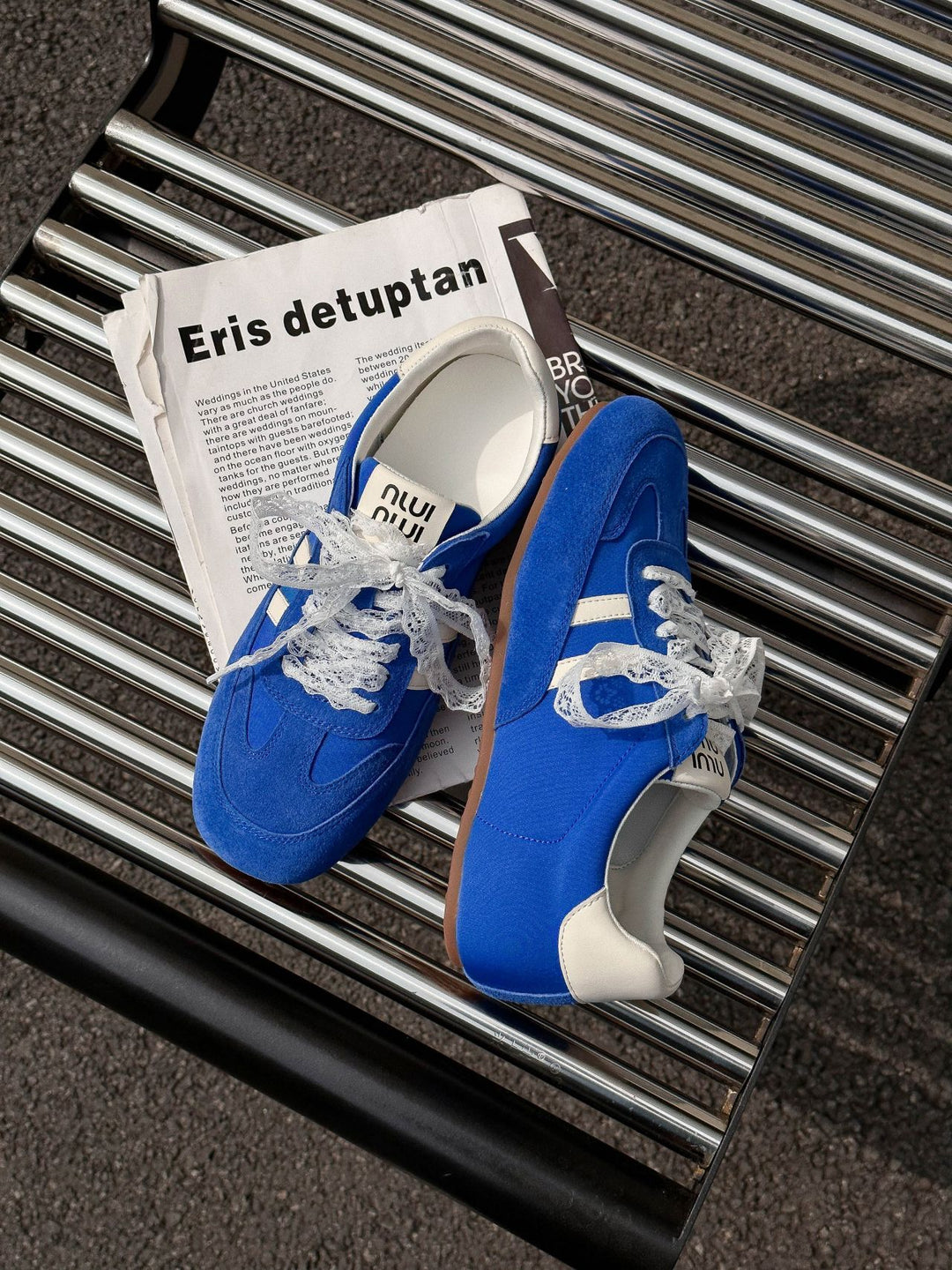 Damen Sportliche Sneakers mit atmungsaktivem Obermaterial von R&B