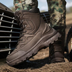 Herren Einsatz- und Tactical Boots mit hohem Knöchelschutz und rutschfester Sohle R&B