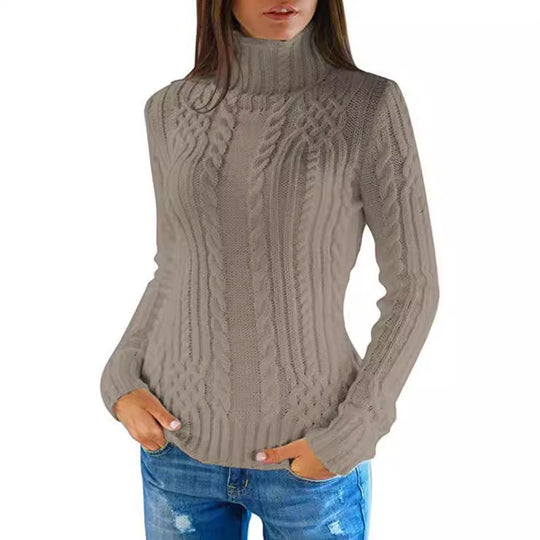 Damen Strickpullover im stylishen Kabelmuster R&B