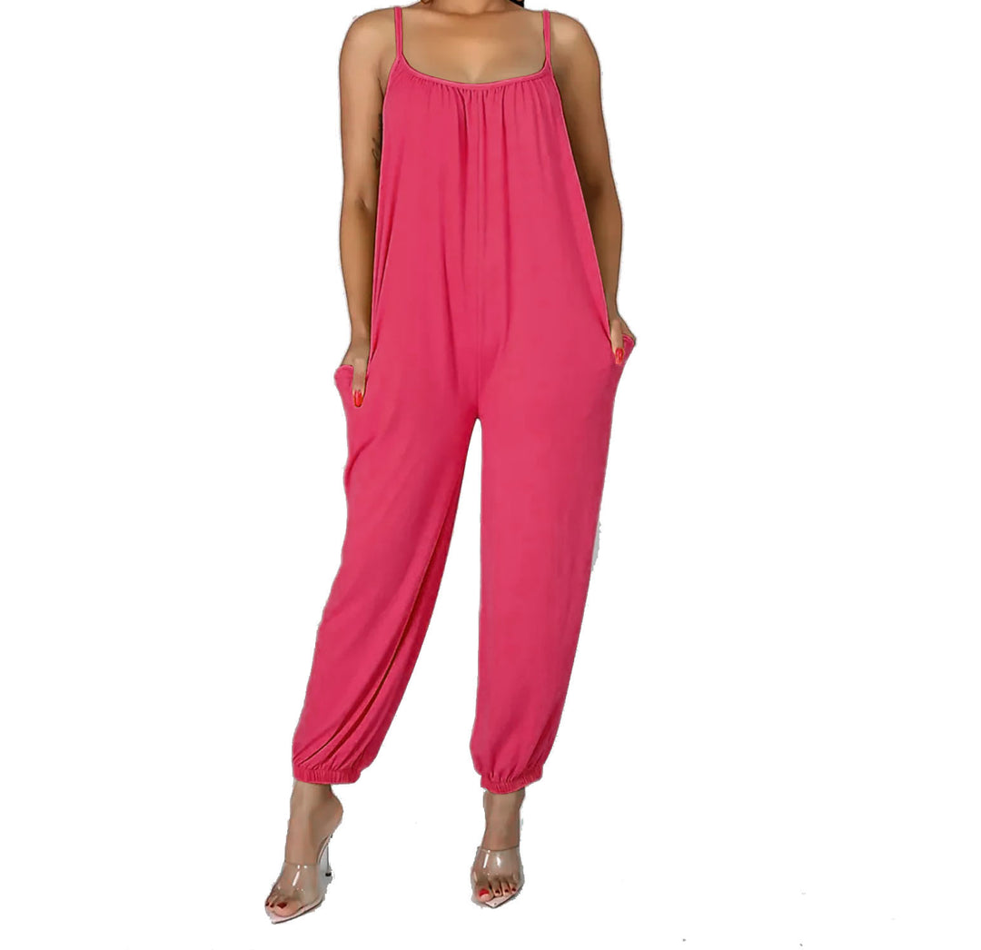 Damen Oversized Jumpsuit R&B