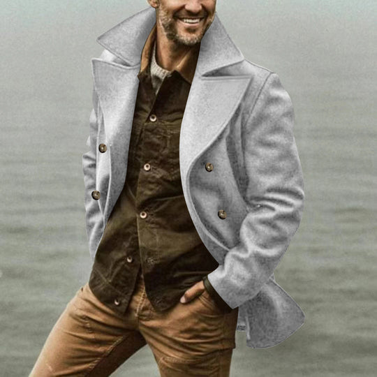 Herren Wollmantel mit Elegantem Schnitt & Peacoat-Design | R&B