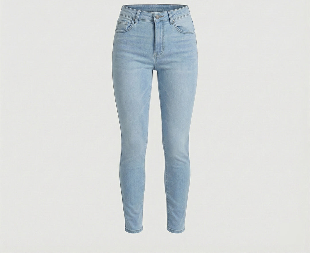 Damen körperbetonte Cargo-Hose mit hohem Bund R&B