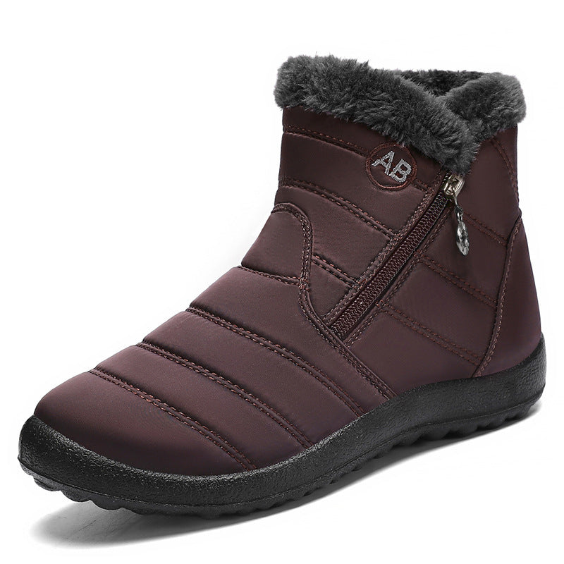 Damen Isolierte Winterstiefel mit rutschfester Sohle und praktischem Reißverschluss R&B