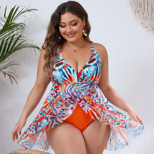 Damen stilvolles Bade-Kleid R&B