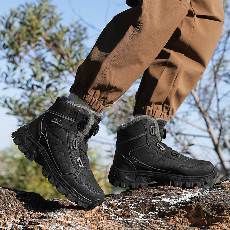 Damen Winterwanderstiefel mit rutschfester Sohle und wärmendem Futter R&B