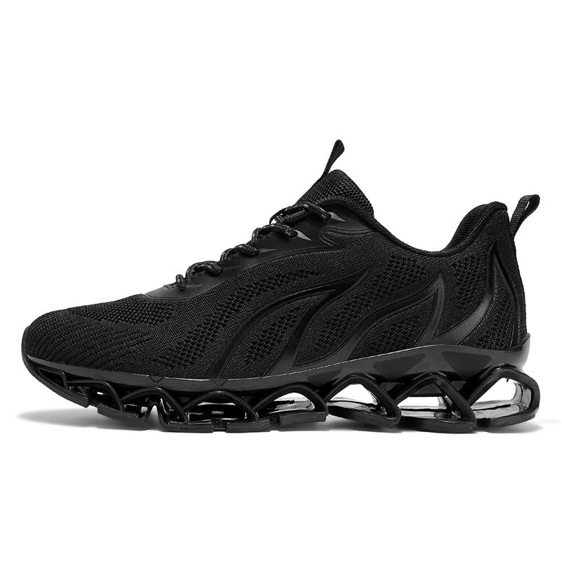 Damen Sportliche Netzwerk-Sneaker mit stoßdämpfender Sohle