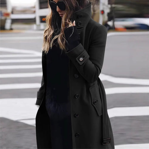 Damen Modische Taillierte Übergangsjacke R&B