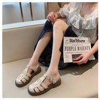 Damen Komfortable Sandalen mit verstellbarem Riemen und rutschfester Sohle R&B