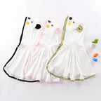 Unisex nan kids wasserdichter Kapuzen-Panda-Regenponcho mit Ohr-Kapuze und Druckknopfverschluss R&B