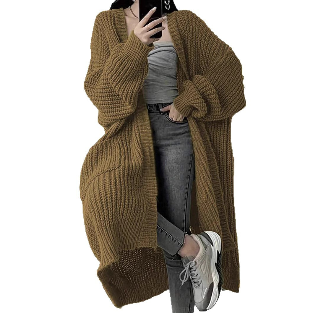 Damen Strickmantel im Oversized-Stil R&B