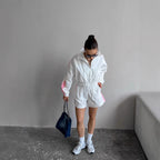 Damen Sportliche Kurzjacke mit elastischem Bund R&B