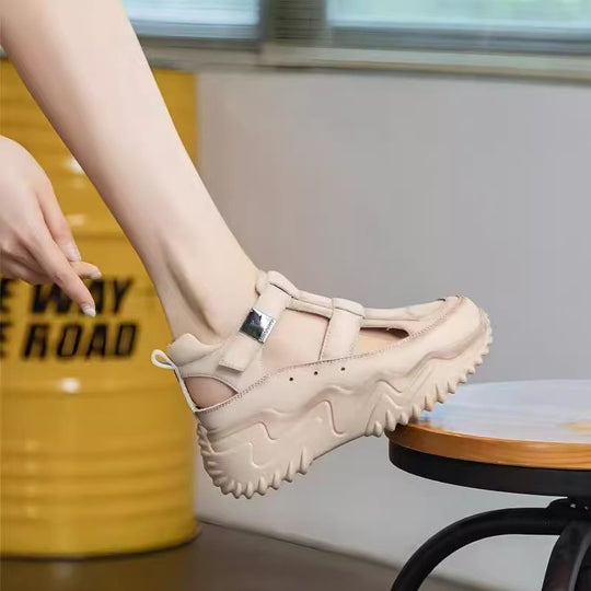Damen Trendige Sandalen mit rutschfester Sohle und verstellbarem Riemensystem R&B