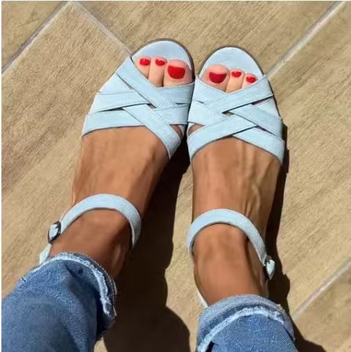 Damen modische Komfort-Sandalen mit verstellbaren Riemen R&B