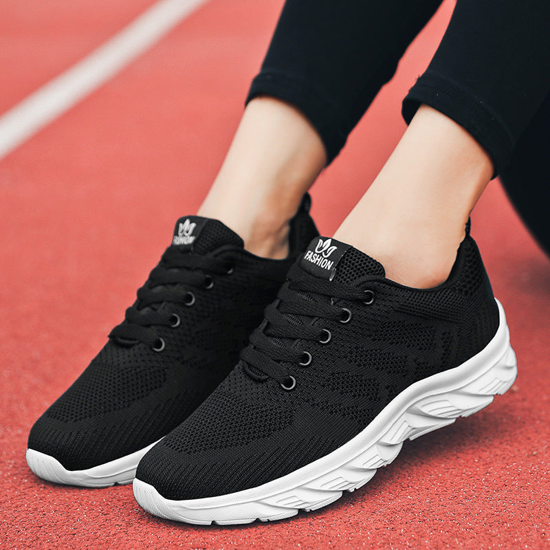 Damen Atmungsaktive Lauf-Sneaker mit flexiblem Sohlenprofil und dämpfendem Fußbett