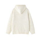Damen gemütliche Strickjacke mit offenem Kragen und praktischen Taschen R&B