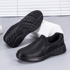 Damen Bequeme Leder Slip-On Sneakers R&B