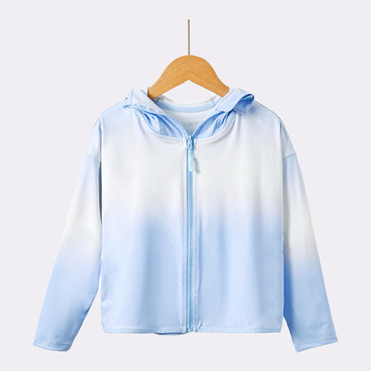Jungen atmungsaktive Kapuzenjacke mit UV-Schutz R&B