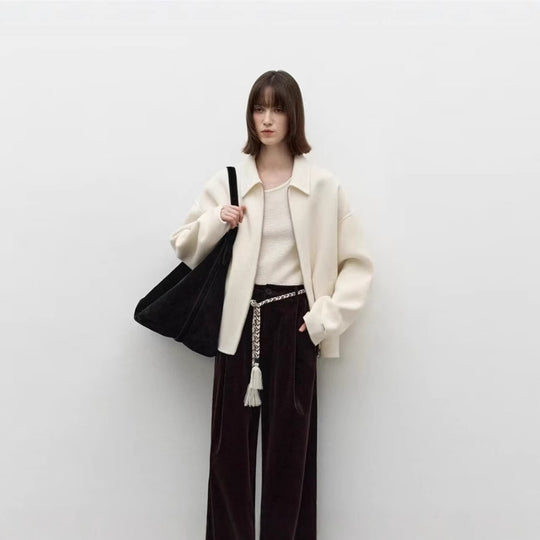 Damen Oversize-Strickjacke R&B