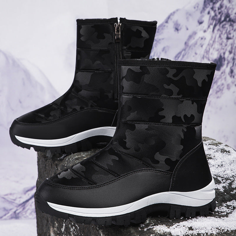 Damen Winterstiefel mit Warmfutter und rutschfester Sohle R&B