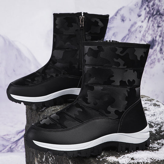 Damen Winterstiefel mit Warmfutter und rutschfester Sohle R&B