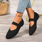 Damen Komfortable Ballerinas mit schickem Gummiband R&B