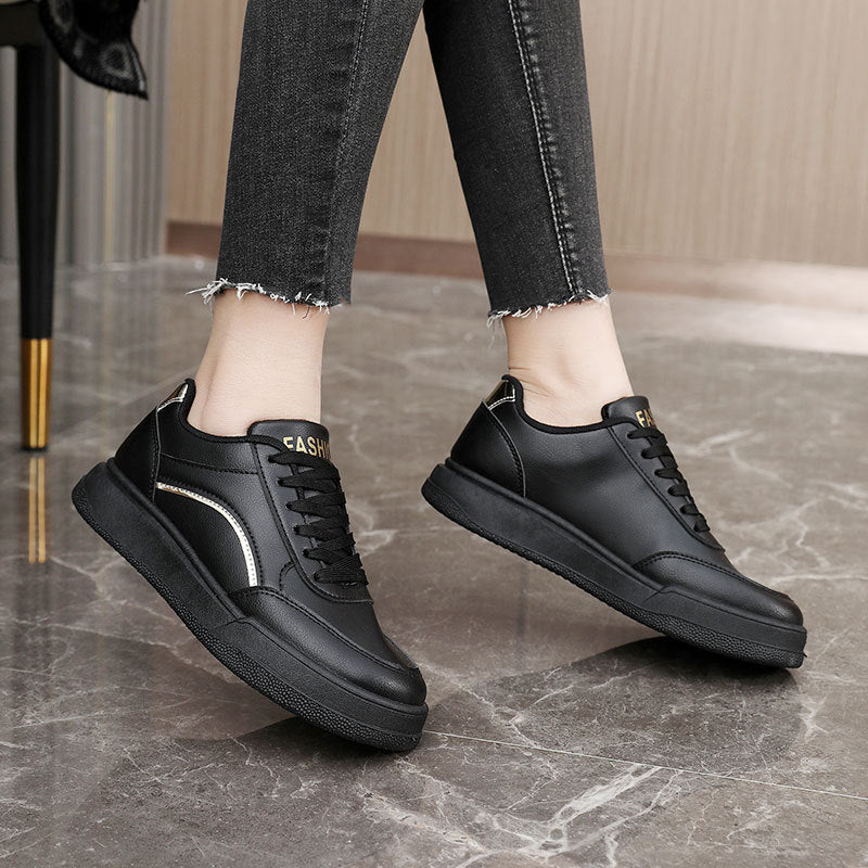 Damen elegante Sneakers mit modischem Obermaterial und dämpfender Sohle R&B