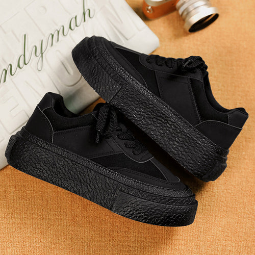 Damen modische Sneaker mit dicker Sohle und atmungsaktivem Obermaterial R&B