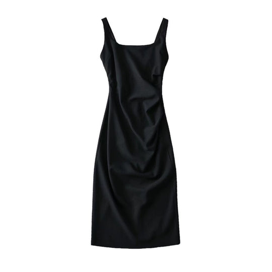 Damen figurbetontes Midi-Kleid mit elegantem Rüschendetail R&B