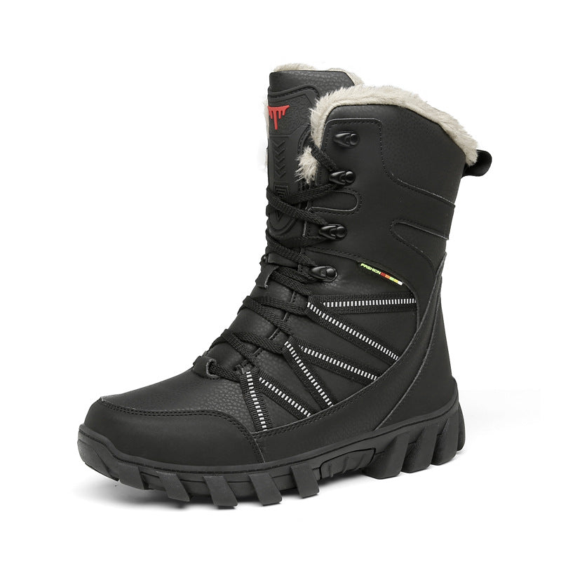 Damen Winterstiefel mit rutschfester Sohle und isolierendem Futter R&B