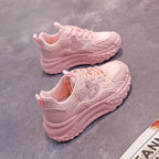 Damen Sportliche Chunky Sneakers mit atmungsaktiver Mesh-Oberfläche und dämpfendem Fußbett R&B